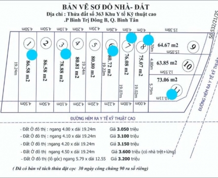 BÁN ĐÁT KHU TÊN LỬA, KHU Y TẾ KỸ THUẬT CAO  GIÁ TỐT.